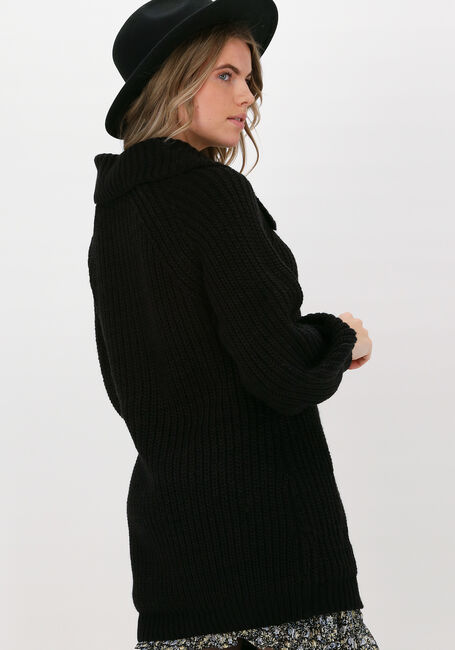 Schwarze OBJECT Strickjacke JAMALIA L/S KNIT CARDIGAN - large