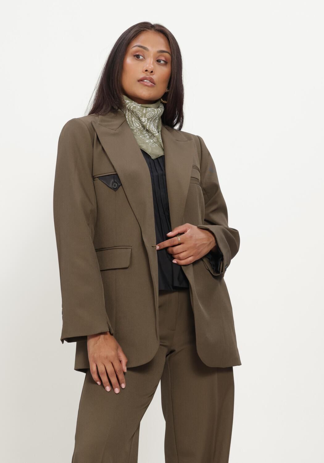 Dunkelgr&uuml;n HAUTE L'AMITI&Eacute; Blazer PREMIERE HOOK BLAZER - large