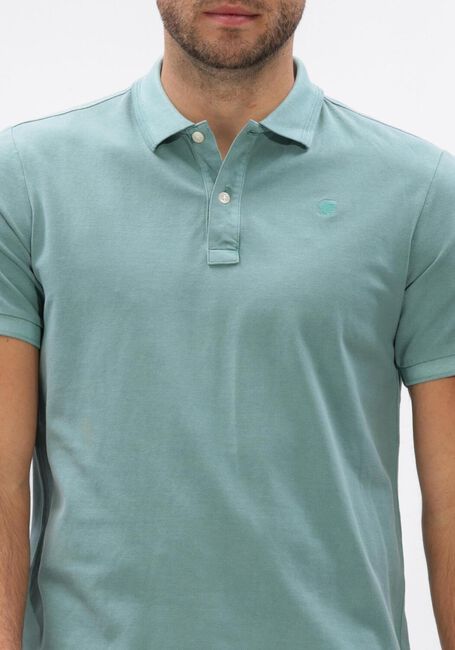 Blaue G-STAR RAW Polo-Shirt DUNDA OVERDYED SLIM POLO S\S - large