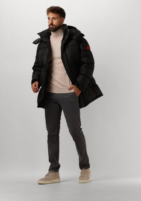 Schwarze HUGO Wattierte Jack MAGNUS2341 - large