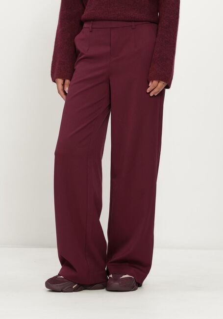 Bordeaux OBJECT Weite Hose OBJLISA WIDE PANT - large
