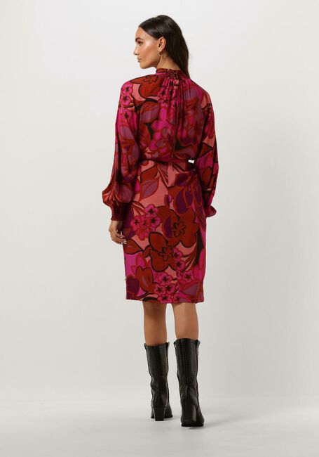 Rosane JANSEN AMSTERDAM Minikleid WFP598 DRESS PRINT WITH SMOCKED TURTLE NECK - large