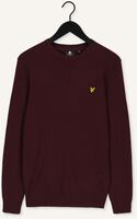 Bordeaux LYLE & SCOTT Pullover CREW NECK COTTON MERINO JUMPER Bordeaux LYLE & SCOTT Pullover CREW NECK COTTON MERINO JUMPER - medium