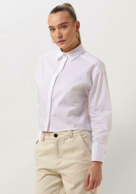 Weiße NEO NOIR Blusen WISLA POPLIN SHIRT - large