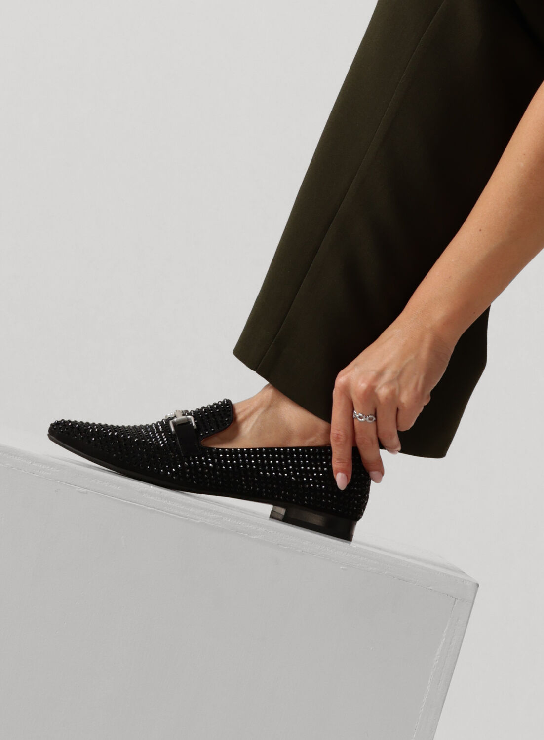 Schwarze NOTRE-V Loafer 5633 - large