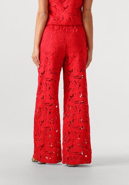 Rote POM AMSTERDAM Weite Hose PANTS LACE BLOOM RED - large
