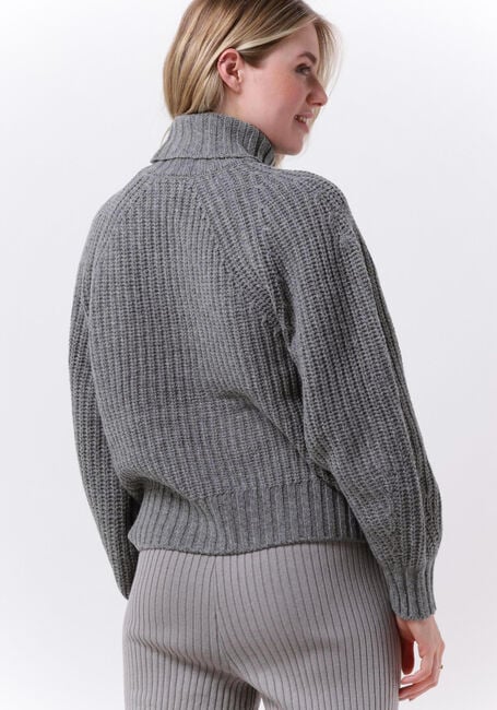 Graue ESMÉ STUDIOS Rollkragenpullover HOPE ROLL NECK LOOSE KNIT - large