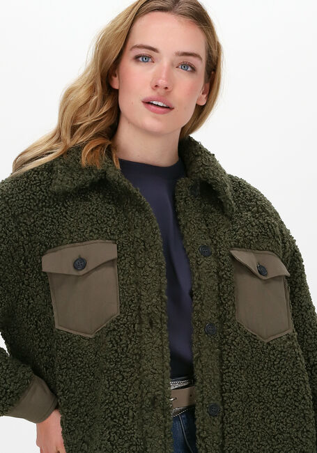 Grüne JUST FEMALE Jack COSMO SHIRT JACKET - large