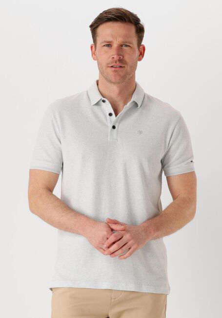 Hellblau CAST IRON Polo-Shirt SHORT SLEEVE POLO POPCORN JERSEY MELANGE - large
