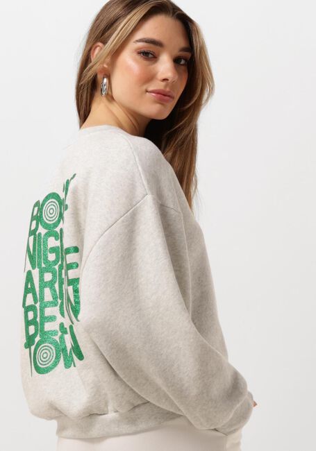 Hellgrau BY-BAR Sweatshirt BIBI BOOGIE NIGHTS SWEATER - large