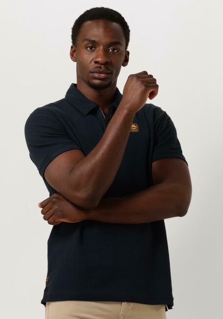 Blaue PME LEGEND Polo-Shirt SHORT SLEEVE POLO PIQUE - large