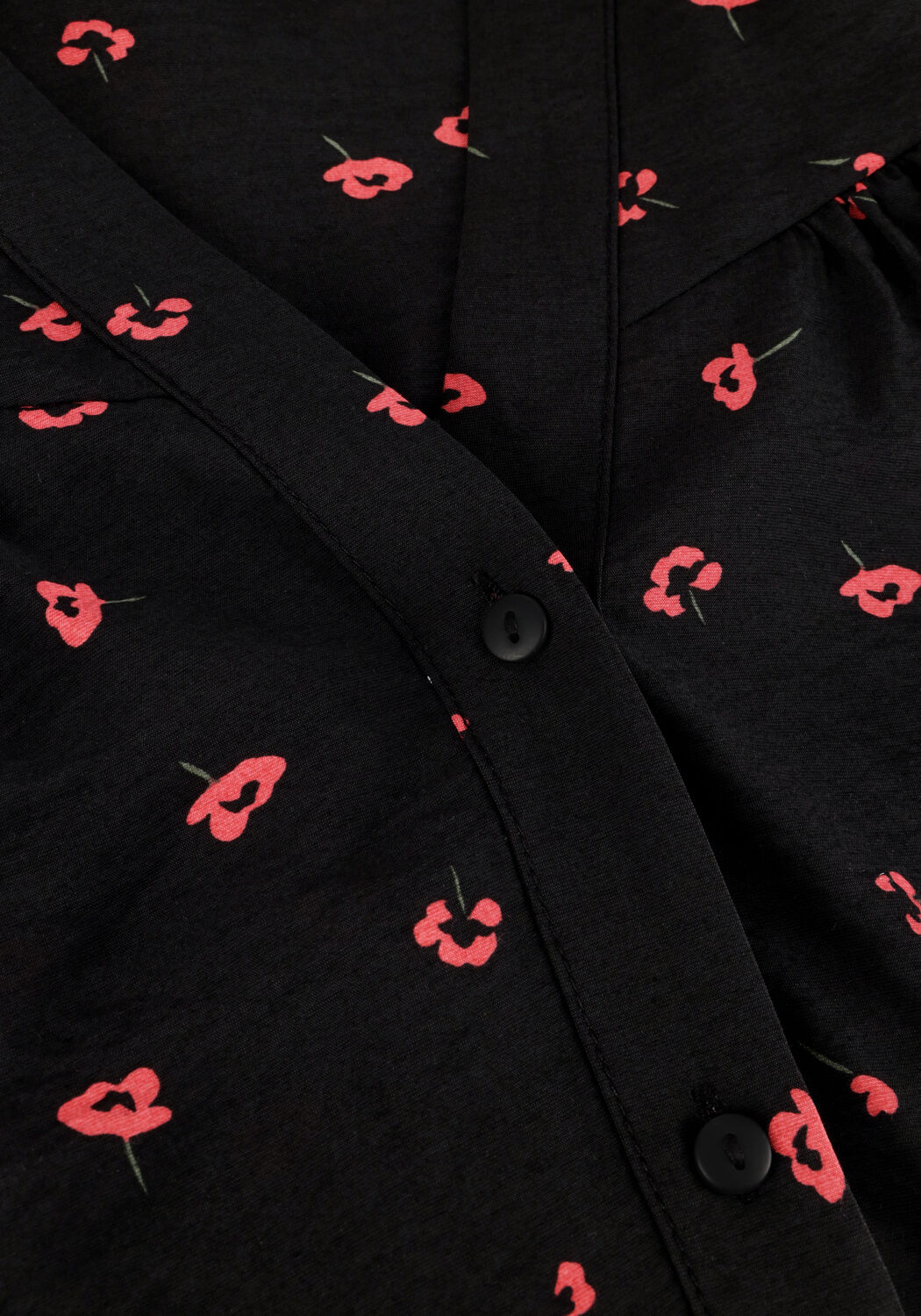 Schwarze MSCH COPENHAGEN Blusen MSCHVINAYA LADONNA SHIRT AOP - large