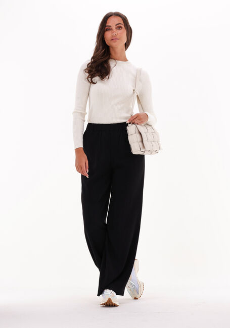 Creme SELECTED WOMEN Pullover LYDIA NEW RIB LS KNIT O-NECK B - large