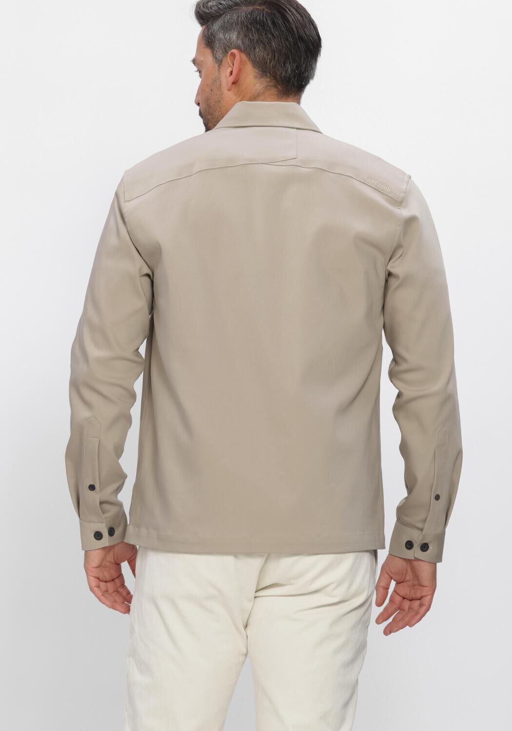 Beige CAST IRON Overshirts CF SMART SHIRTJACKET - large