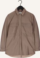 Taupe GOOSECRAFT Lederjack GIN TONIC BLOUSE Taupe GOOSECRAFT Lederjack GIN TONIC BLOUSE - medium