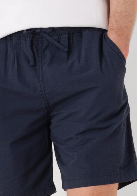 Dunkelblau FORÉT Kurze Hose HUSH SEERSUCKER SHORT - large