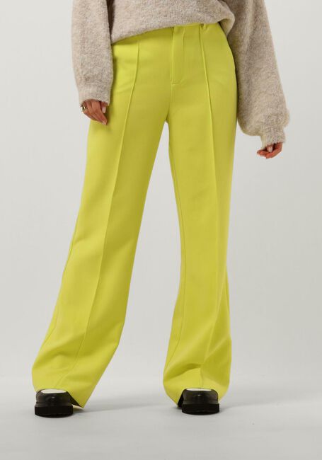 Gelbe COLOURFUL REBEL Hose RUS UNI STRAIGHT PANTS - large