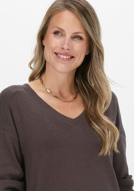 Taupe SIMPLE Pullover TALIA - large