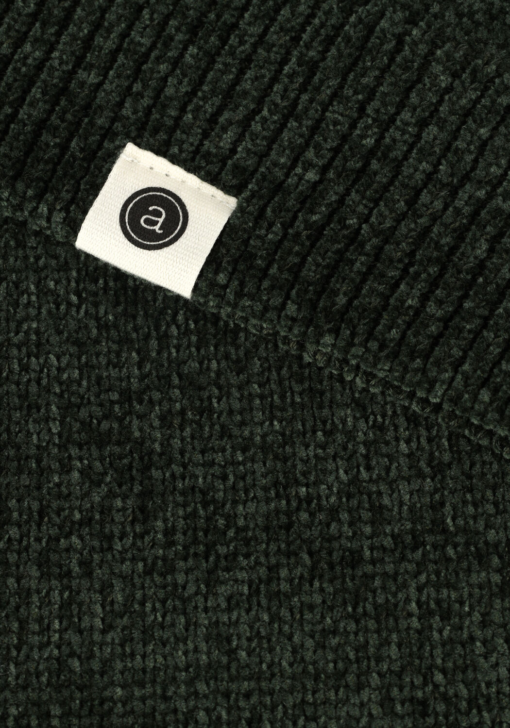 Dunkelgr&uuml;n ANERKJENDT Pullover AKSUNE CHENILLE KNIT - large