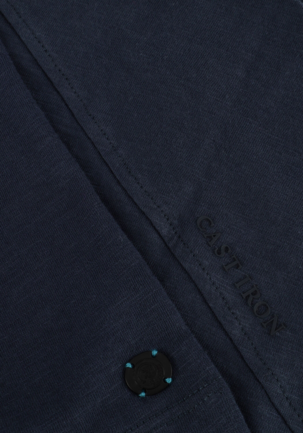 Blaue CAST IRON T-shirt SHORT SLEEVE R-NECK ESSENTIAL COTTON - large