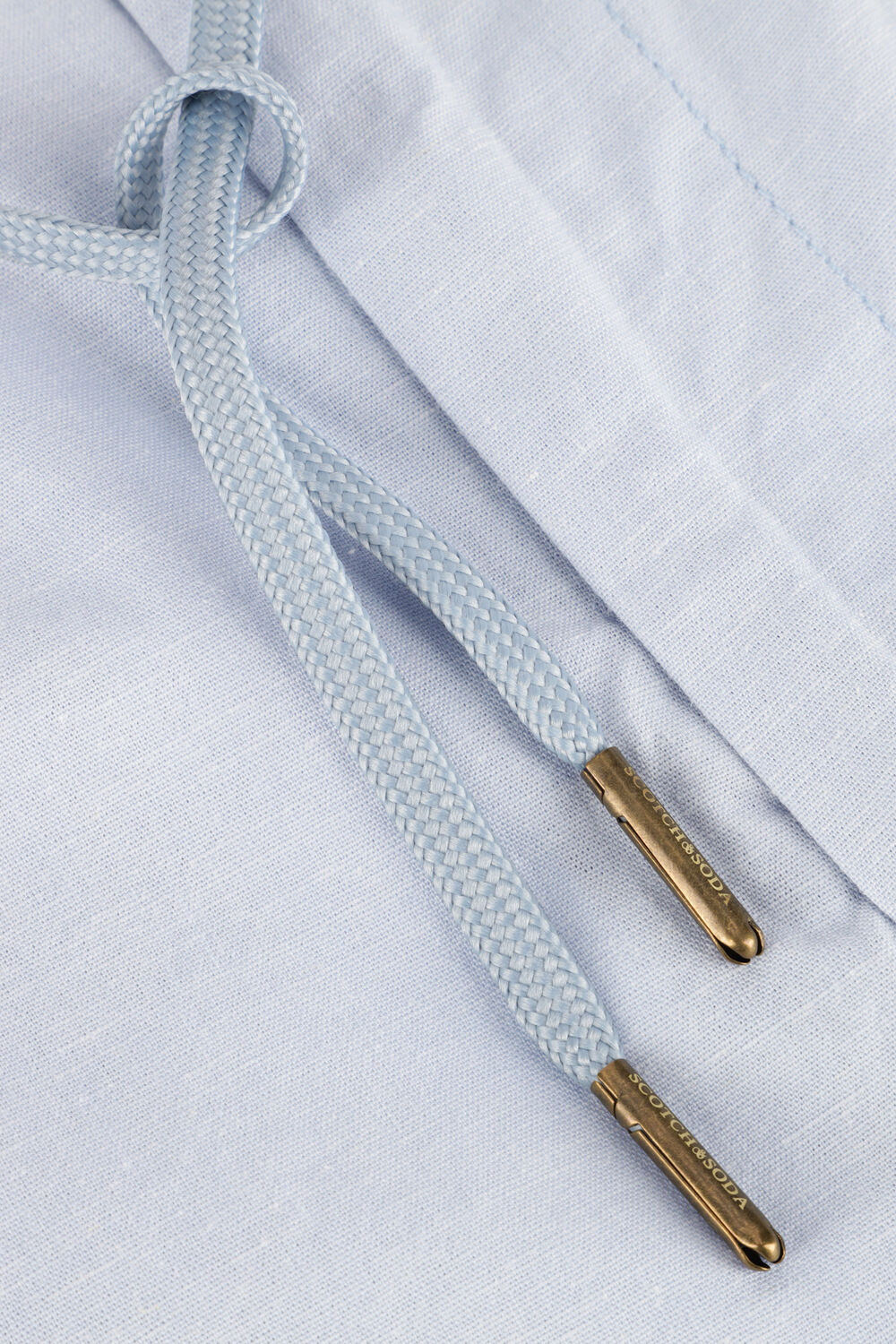 Hellblau SCOTCH & SODA Kurze Hose FAVE COTTON/LINEN TWILL BERMUDA - large