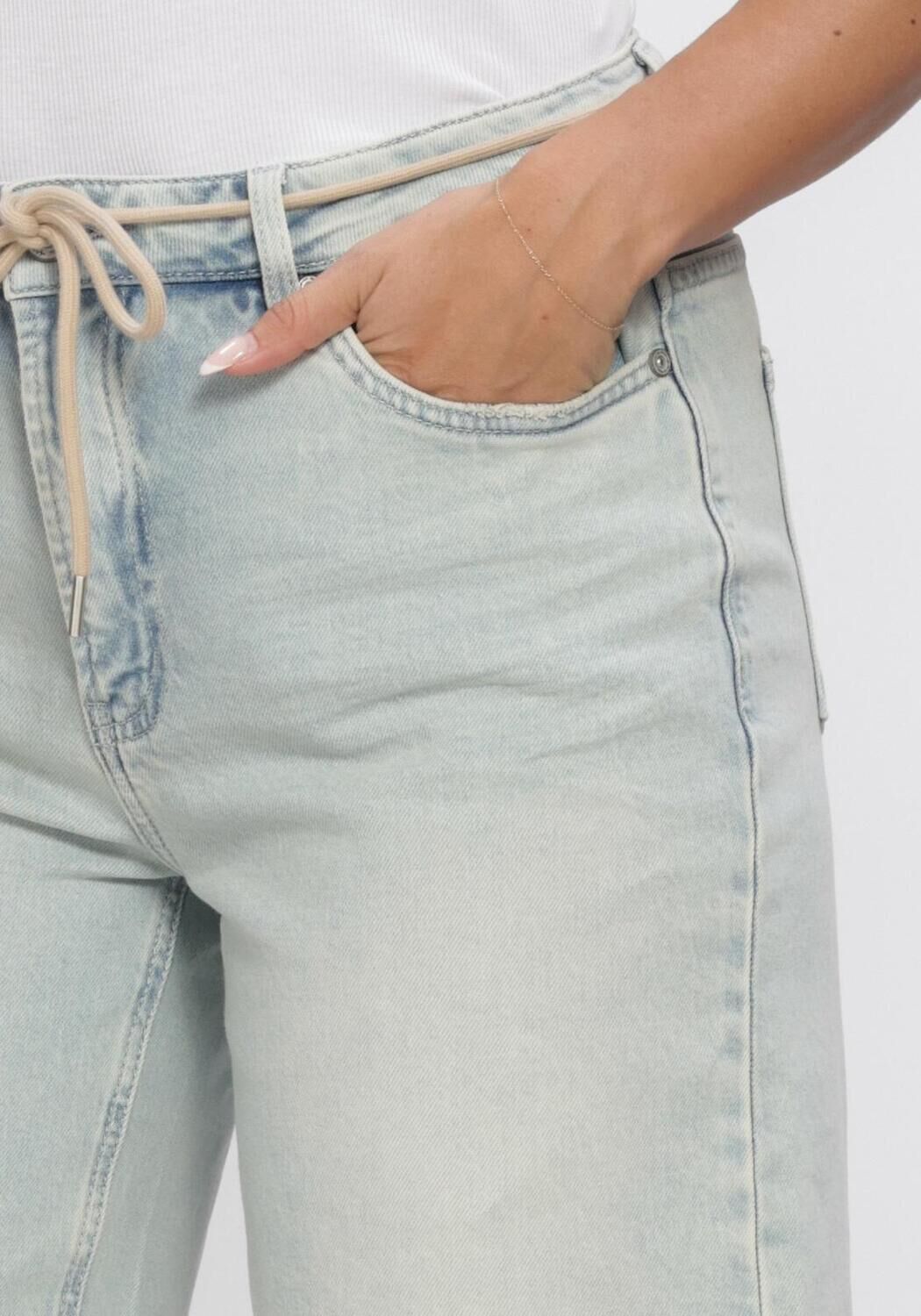 Blaue CIRCLE OF TRUST Kurze Hosen JONA LONG SHORT DNM - large