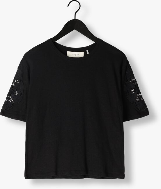 Schwarze NUKUS T-shirt BERTA SHIRT - large