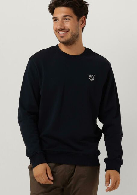 Dunkelblau SCOTCH & SODA Sweatshirt THE FREE SPIRIT PEACE BIRD ORAGNIC COTTON SWEATSHIRT - large