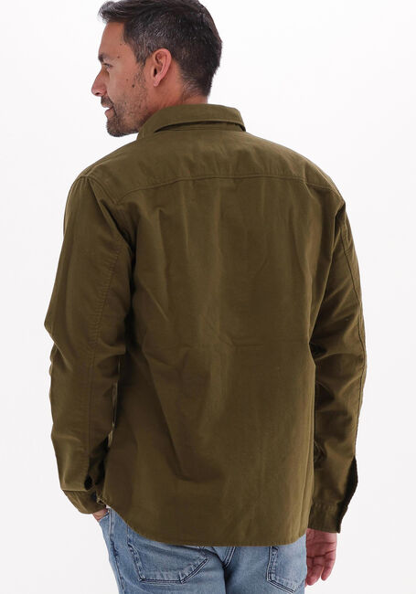 Olive SELECTED HOMME Overshirt REGSCOT CHECK SHIRT - large