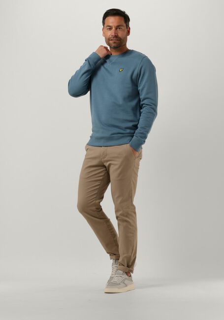 Blaue LYLE & SCOTT Sweatshirt CREW NECK SWEATSHIRT - large