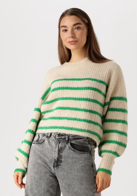 Grüne CO'COUTURE Pullover CORALIE CROP STRIPE O-KNIT - large