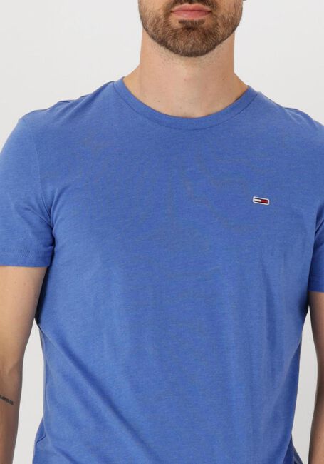Blaue TOMMY JEANS T-shirt TJM XSLIM JASPE HTR TEE EXT - large