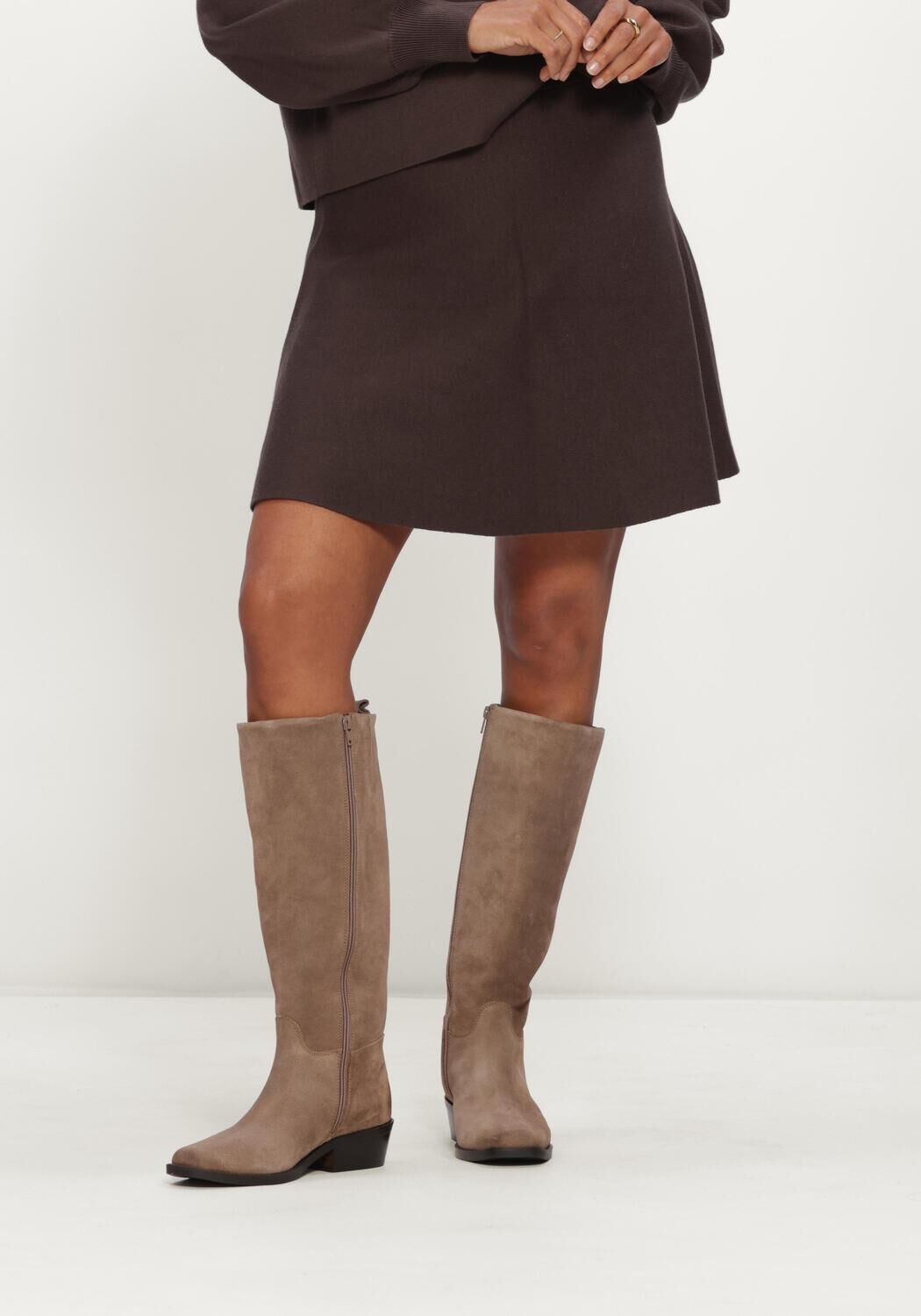 Braune MSCH COPENHAGEN Minirock MSCHMERCY EAST SKIRT - large