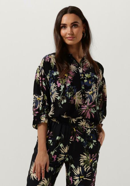 Schwarze SCOTCH & SODA Blusen ELBOW SLEEVE EASY POPOVER - large