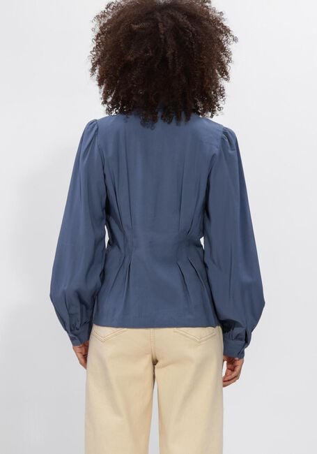 Blaue MSCH COPENHAGEN Top MSCHELSA ASANA SHIRT - large