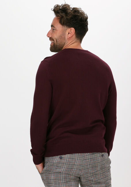 Bordeaux LYLE & SCOTT Pullover CREW NECK COTTON MERINO JUMPER - large