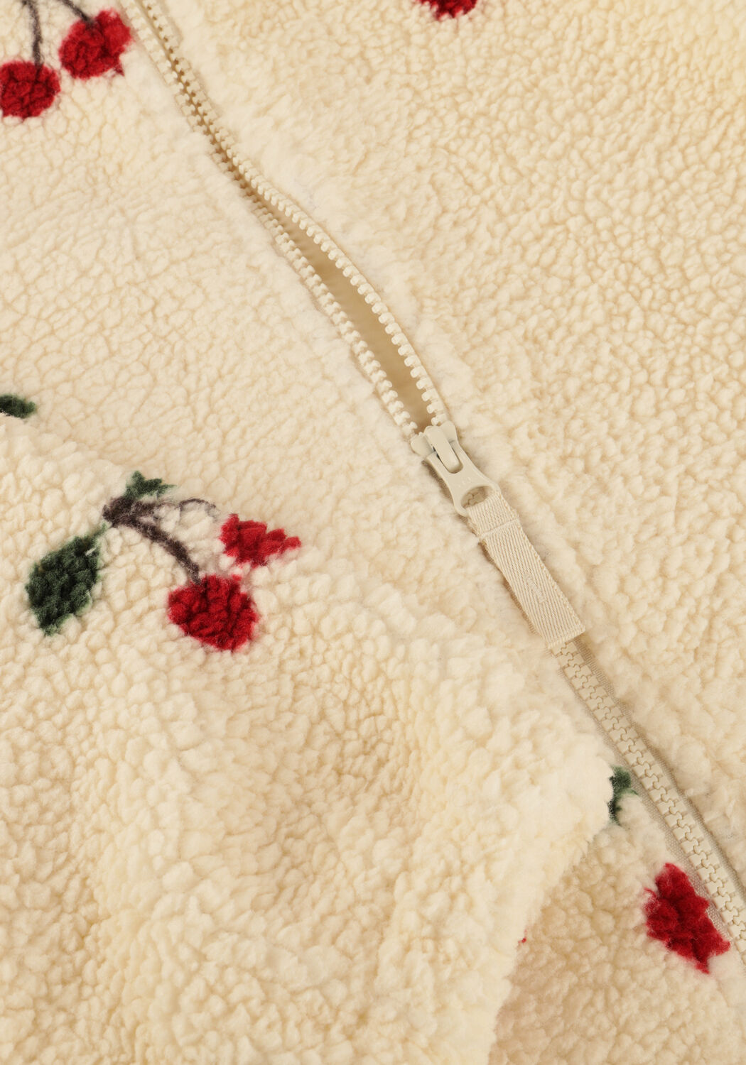 Creme KONGES SLOJD Jacken JODY TEDDY HOODIE GRS - large