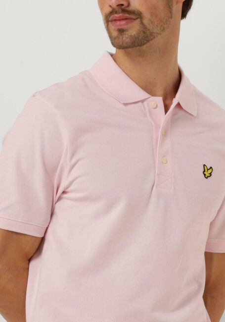 Hell-Pink LYLE & SCOTT Polo-Shirt PLAIN POLO SHIRT - large