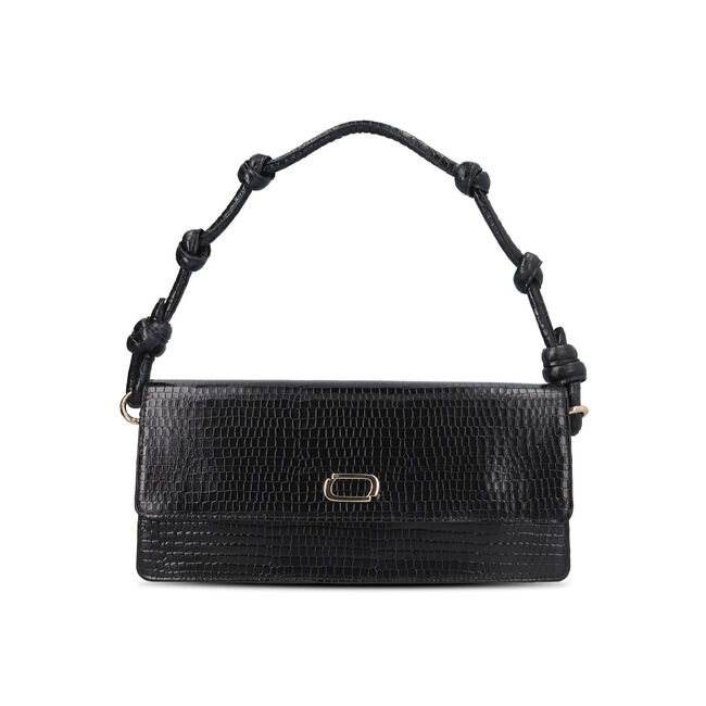 Schwarze JAN JANSEN Umhängetasche CLIMBING BAGUETTE BAG - large
