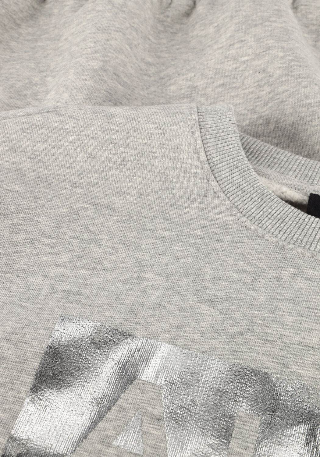 Graue ALIX THE LABEL Pullover FOIL LOGO SWEATER - large