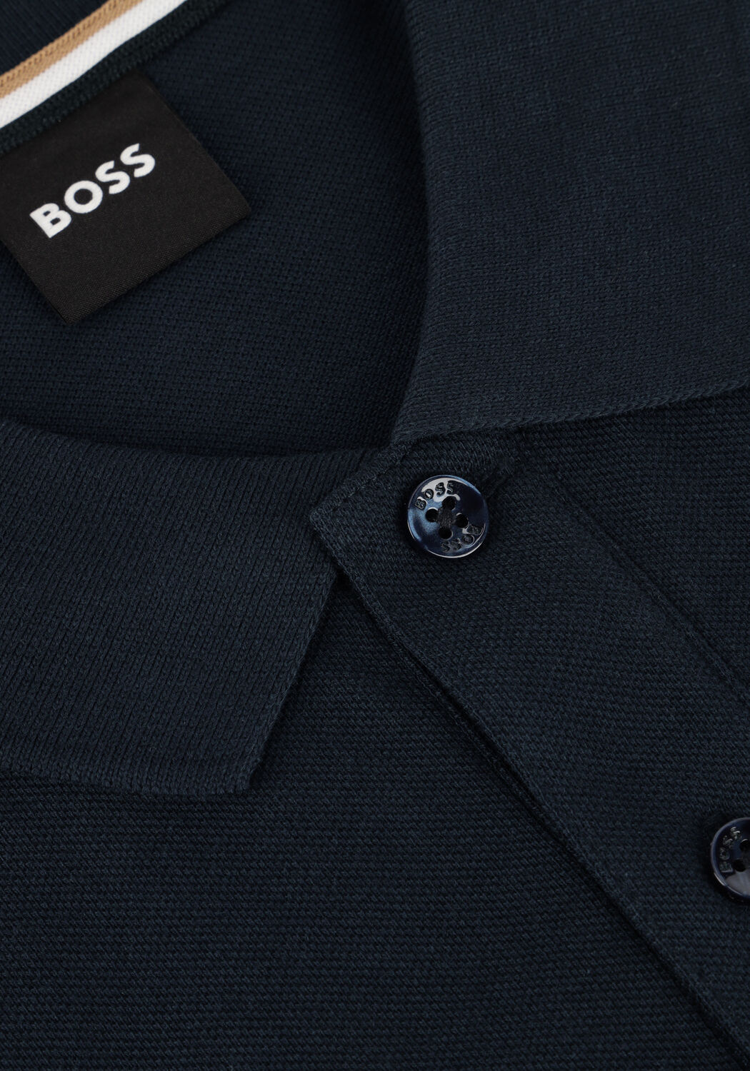Dunkelblau BOSS BLACK Polo-Shirt PALLAS - large