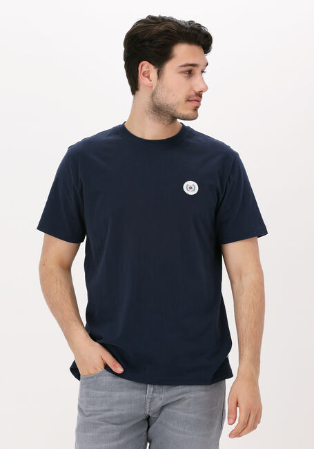 Dunkelblau WOODBIRD T-shirt OUR JARVIS PATCH TEE - large