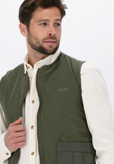 Dunkelgrün FORÉT Bodywarmer TROUWEL - large