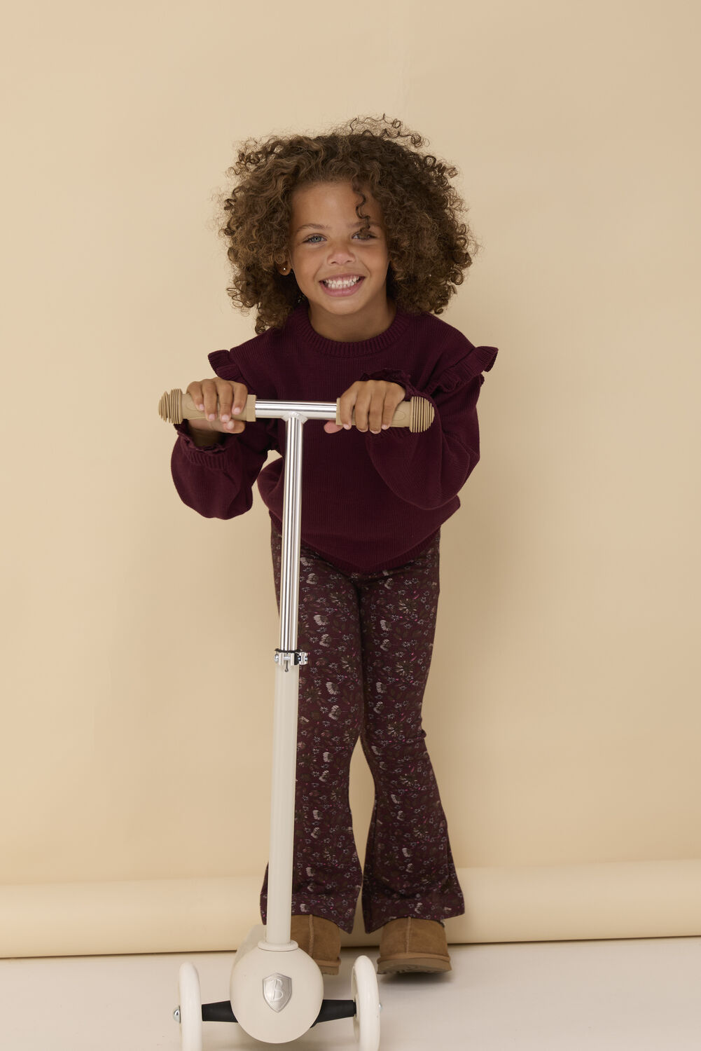 Bordeaux TON & TON Schlaghose TEDDY - large