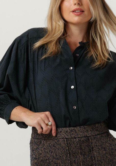 Dunkelblau BY-BAR Blusen LUCY STRUCTURE BLOUSE - large