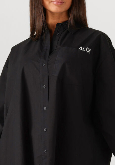 Schwarze ALIX THE LABEL Blusen LADIES WOVEN OVERSIZED POPLIN BLOUSE - large