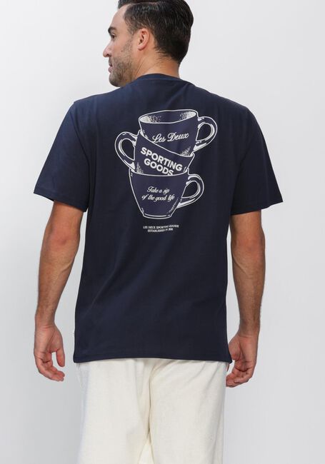 Dunkelblau LES DEUX T-shirt BEN ARTIST T-SHIRT - large