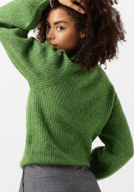 Grüne OBJECT Pullover OBJRUNA KNIT L/S RE PULLOVER - large