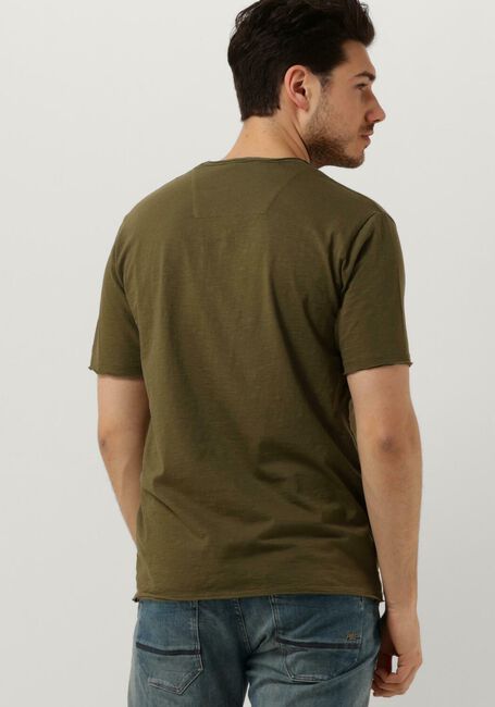 Grüne DSTREZZED T-shirt STEWART ORGANIC SLUB JERSEY - large