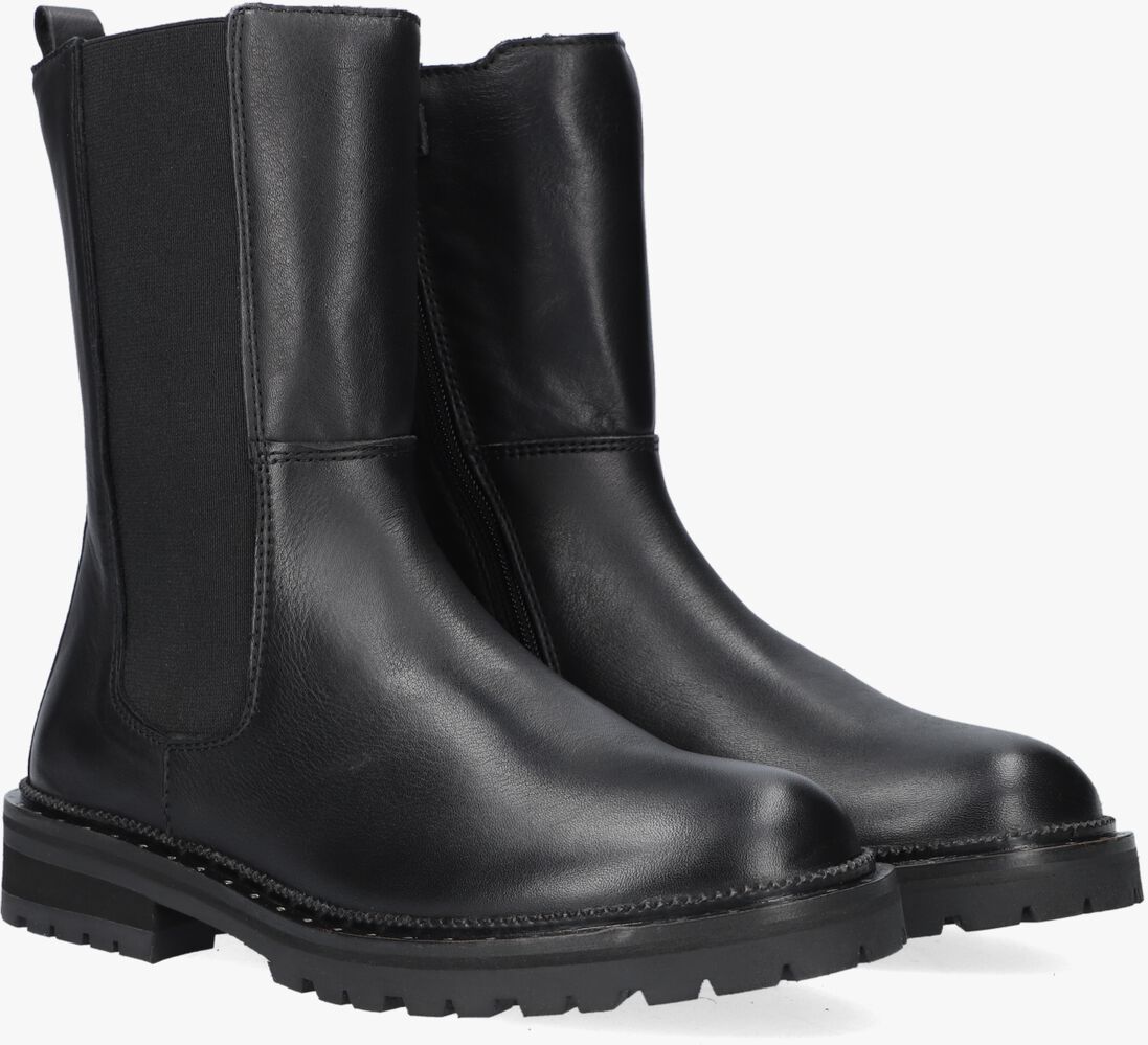 schwarze hip chelsea boots h1422